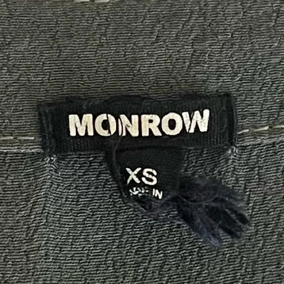 Monrow × Revolve Crepe Zip Jumpsuit Camo Green Lightweight Pockets Jumper - Picture 10 of 12